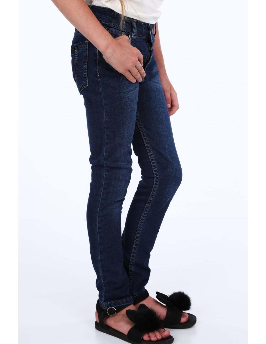 Pantaloni din denim fete NDZ209 - Magazin online - Boutique